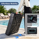 34" x 34" Cantilever Patio Umbrella Base with 4 Wheels by DirectDeals