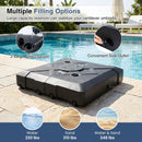 34" x 34" Cantilever Patio Umbrella Base with 4 Wheels by LJGDeals