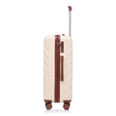 3 Pieces Set 20" / 24" / 28" Spinner Wheel Luggage With Combination Lock by HouseOfZazla