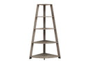4-Tier Corner Bookshelf, Modern & Contemporary Style by HouseOfZazla