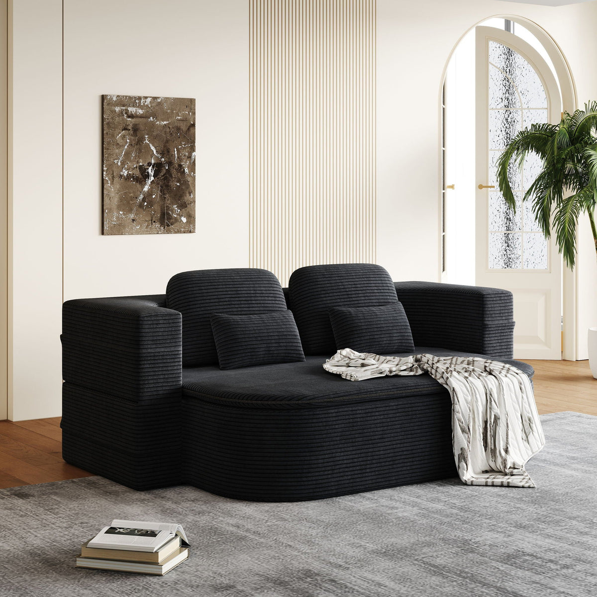 2 In 1 Foldable Sofa Bed With Multi Functional Blanket, photo 26 of 40