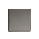 Outdoor Aluminum Ottoman With Cushion - Gray