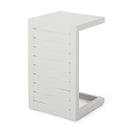 Aluminum Outdoor C-Shaped Side Table for Patio by HouseOfZazla