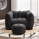 Soft Bean Bag Chair With High Resilient Foam by Unique Piece Furniture