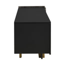 TV Stand With 1 Drawer, 2 Cabinets And Adjustable Shelves by HouseOfZazla