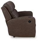 Lavenhorne - Rec Sofa W/Drop Down Table - Granite by Unique Piece Furniture