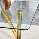 Dining Table With Transparent Surface by Unique Piece Furniture