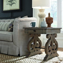 Tinley Park - Rectangular End Table - Dove Tail Gray