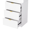 4-Piece Entertainment Wall Unit with 13 shelves,8 Drawers and 2 Cabinets, Multifunctional TV Stand Media Storage Cabinet with Fluted Line Surface for Living Room, for TVs Up to 70"