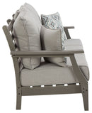 Visola - Sofa with Cushion - Gray