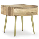 Jager - Side Table - Natural by HouseOfZazla
