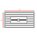 Rectangle Fire Pit, Fuel Versatility - Black by HouseOfZazla