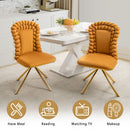 Upholstered Swivel Dining Chairs (Set of 2) by Unique Piece Furniture