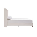 Harper - Tall Headboard Upholstered Bed / High Headboard / Elegant Simplicity / No Box Spring Needed by HouseOfZazla