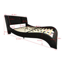 Platform Bed Frame With LED Lighting, tooth Music, Vibration Massage by Unique Piece Furniture