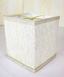 6"W x 7"H Rectangular Drum Lampshade Textured Oatmeal