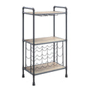 Brantley - Wine Rack - Gray / Oak