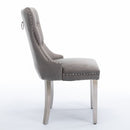 Nikki - Contemporary Upholstered Dining Chair (Set of 2) by HouseOfZazla