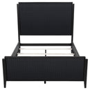 Brookmead Wood Queen Panel Bed Black