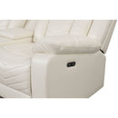 Challenger - Recliner Sectional Sofa, Built In USB, C Ports & Bluetooth by HouseOfZazla