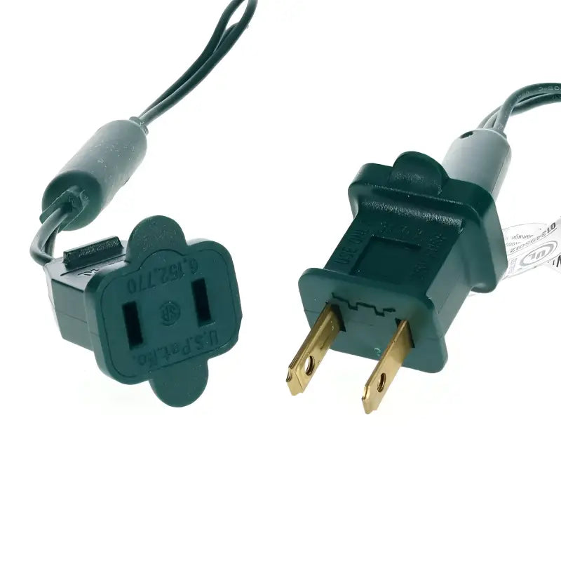 35 C6 Cool White LED Christmas Lights, 4" Spacing