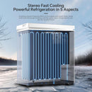 3.5 Cubic Feet Chest Freezer with 2 Removable Baskets D5897H