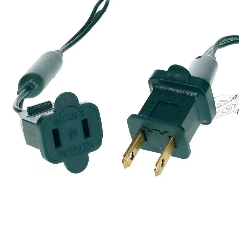 35 M5 Teal LED Christmas Lights, 4" Spacing