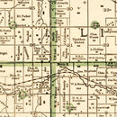 Vintage Map of Marshall County, Iowa 1896