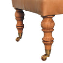 Buffalo - Ottoman With Castor Legs by HouseOfZazla