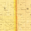 Vintage Map of Turner County, South Dakota 1893