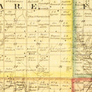 Vintage Map of Moody County, South Dakota 1896