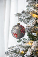 Glass Decorative Hanging Ball Christmas Tree Ornaments For Holiday Party Decorations by HouseOfZazla