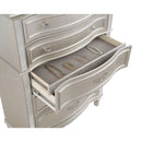 Katerina - 5 Drawer Chest With Hidden Drawer - Oak by HouseOfZazla