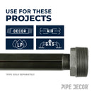 4 in. x 1 1/2 in. Black Bushing