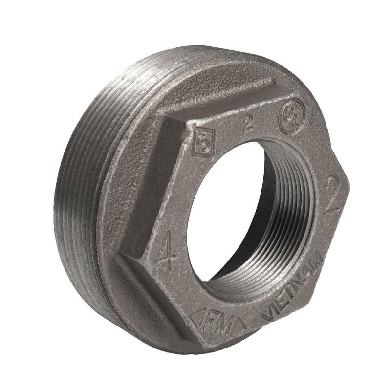 4 in. x 2 in. Black Bushing