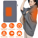 Electric Heated Throw Full Body Heated Shawl Indoor Outdoor Heated Blanket with 3 Heating Levels 2Hrs Auto Off Machine Washable Waterproof 53.5x37.8in