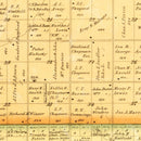 Vintage Map of Hanson County, South Dakota 1893