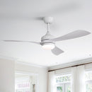 Ceiling Fan With 3 Blades, Remote Control, Reversible DC Motor, Noiseless Operation, 3 Downrods by HouseOfZazla