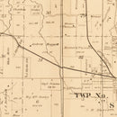 Vintage Map of Pettis County, Missouri 1867