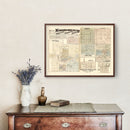Vintage Map of Pettis County, Missouri 1872