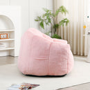 Beanbag Chair, Beanbag Sofa Chair With Armrests Stuffed High Density Foam by Unique Piece Furniture