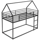 House Bunk Bed With Built In Ladder