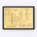 Vintage Map of Morgan County, Missouri 1880