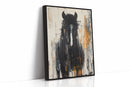 Fierce Stallion in Amber Rain