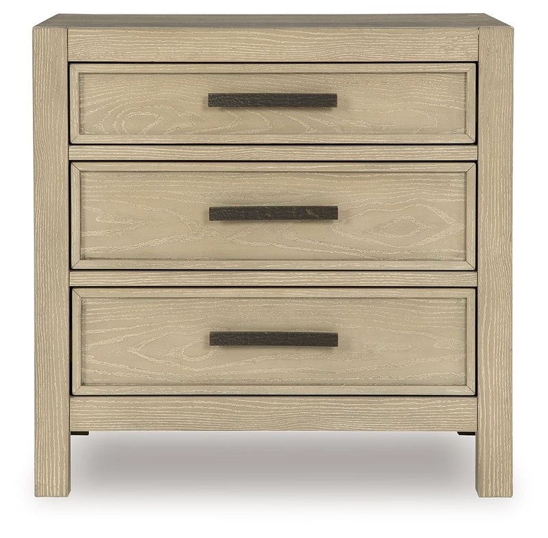 Calmoro - Three Drawer Night Stand - Gray, photo 4 of 7