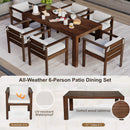 TREXM 7-Piece Patio Dining Table Set for 6 by HouseOfZazla