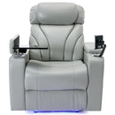 Power Motion Recliner Electric Power Recliner With USB Charging Port, Hidden Arm Storage, Convenient Cup Holder And tooth Speaker by HouseOfZazla