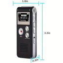 8GB Digital Voice Recorder & MP3 Player – Portable Audio for Meetings & Lectures