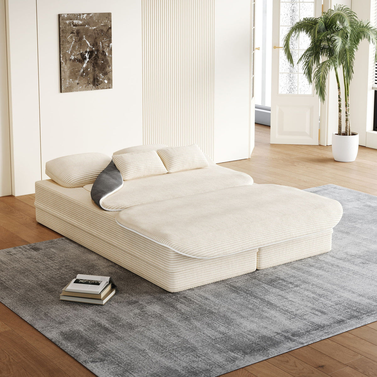 2 In 1 Foldable Sofa Bed With Multi Functional Blanket, photo 27 of 40