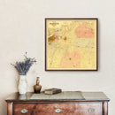 Vintage Map of Jackson County, Missouri 1887